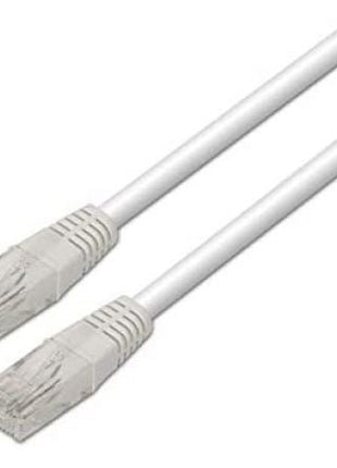 Cable de Red RJ45 UTP Nanocable 10.20.0110 - W Cat.5/ 10m/ Blanco - Tiensol