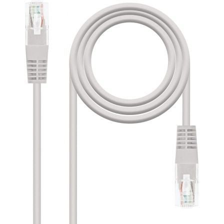 Cable de Red RJ45 UTP Nanocable 10.20.0115 Cat.5/ 15m/ Gris - Tiensol