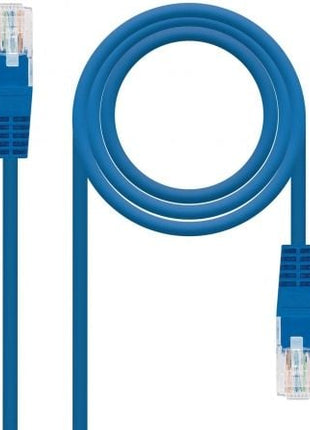 Cable de Red RJ45 UTP Nanocable 10.20.0400 - BL Cat.6/ 50cm/ Azul - Tiensol