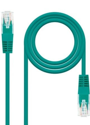 Cable de Red RJ45 UTP Nanocable 10.20.0400 - GR/ Cat.6/ 50cm/ Verde - Tiensol