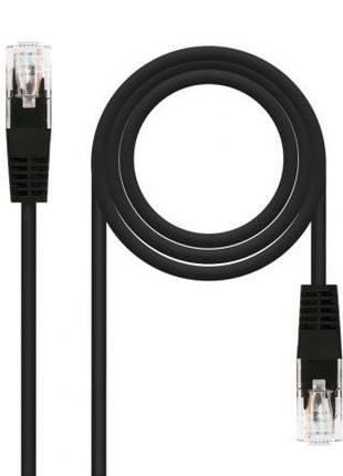 Cable de Red RJ45 UTP Nanocable 10.20.0400 - L25 - BK Cat.6/ 25cm/ Negro - Tiensol