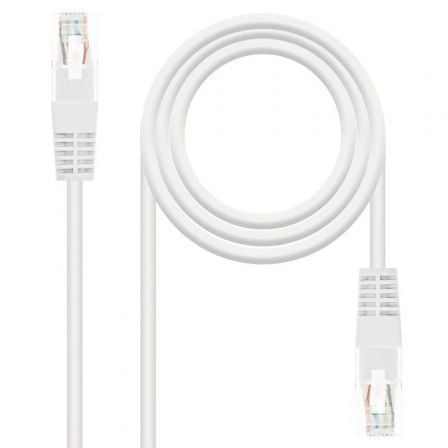 Cable de Red RJ45 UTP Nanocable 10.20.0400 - L30 Cat.6/ 30cm/ Blanco - Tiensol