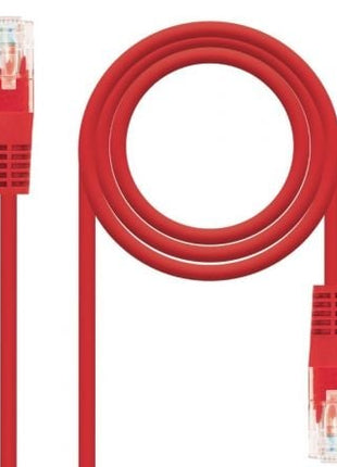 Cable de Red RJ45 UTP Nanocable 10.20.0400 - L30 Cat.6/ 30cm/ Rojo - Tiensol