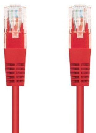 Cable de Red RJ45 UTP Nanocable 10.20.0400 - L30 Cat.6/ 30cm/ Rojo - Tiensol