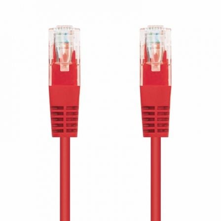 Cable de Red RJ45 UTP Nanocable 10.20.0400 - R Cat.6/ 50cm/ Rojo - Tiensol