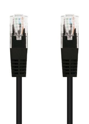 Cable de Red RJ45 UTP Nanocable 10.20.0401 - BK/ Cat.6/ 1m/ Negro - Tiensol