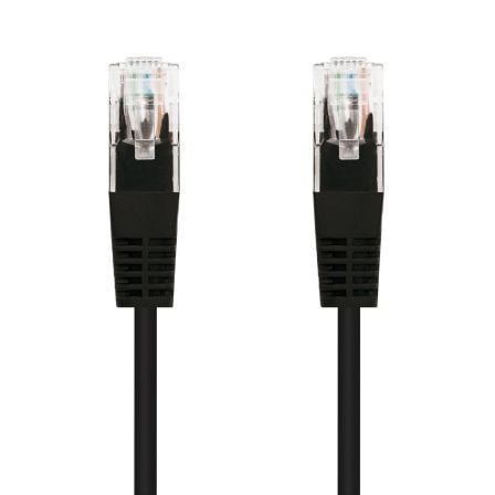 Cable de Red RJ45 UTP Nanocable 10.20.0401 - BK/ Cat.6/ 1m/ Negro - Tiensol