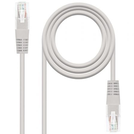 Cable de Red RJ45 UTP Nanocable 10.20.0401 - L150 Cat.6A/ 1.5m/ Gris - Tiensol