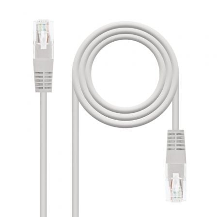 Cable de Red RJ45 UTP Nanocable 10.20.0425 Cat.6/ 25m/ Gris - Tiensol