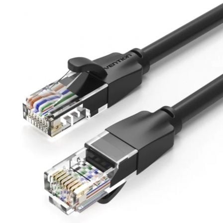 Cable de Red RJ45 UTP Vention IBEBD Cat.6/ 50cm/ Negro - Tiensol