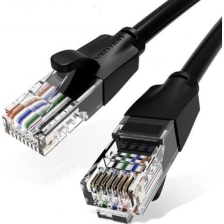 Cable de Red RJ45 UTP Vention IBEBK Cat.6/ 8m/ Negro - Tiensol