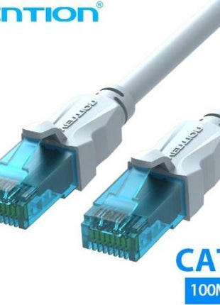 Cable de Red RJ45 UTP Vention VAP - A10 - S1500 Cat.5e/ 15m/ Azul y Blanco - Tiensol