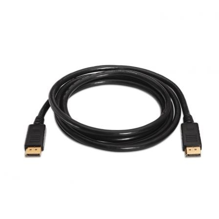 Cable DisplayPort 1.2 4K Aisens A124 - 0130/ DisplayPort Macho - DisplayPort Macho/ Hasta 5W/ 2300Mbps/ 3m/ Negro - Tiensol