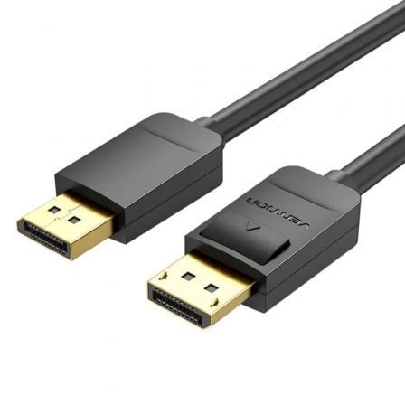 Cable DisplayPort 1.2 4K Vention HACBG/ DisplayPort Macho - DisplayPort Macho/ 1.5m/ Negro - Tiensol