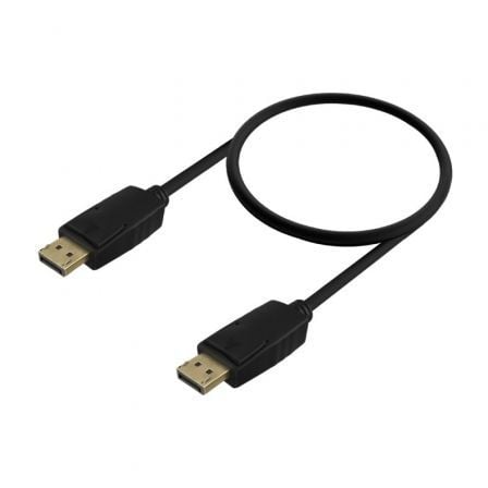 Cable DisplayPort 1.2 CCS 4K Aisens A124 - 0737/ DisplayPort Macho - DisplayPort Macho/ Hasta 5W/ 2300Mbps/ 50cm/ Negro - Tiensol