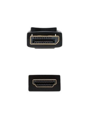 Cable DisplayPort Nanocable 10.15.4302/ DisplayPort Macho - HDMI Macho/ 2m/ Negro - Tiensol