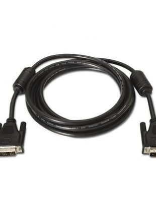 Cable DVI Aisens A117 - 0086/ DVI - D Macho - DVI - D Macho/ Hasta 3W/ 10Mbps/ 1.8m/ Negro - Tiensol