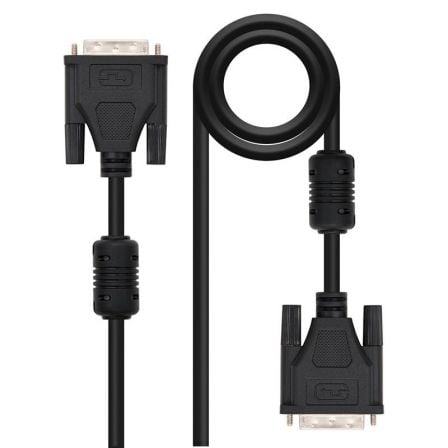 Cable DVI Dual Nanocable 10.15.0802/ DVI Macho - DVI Macho/ 1.8m/ Negro - Tiensol