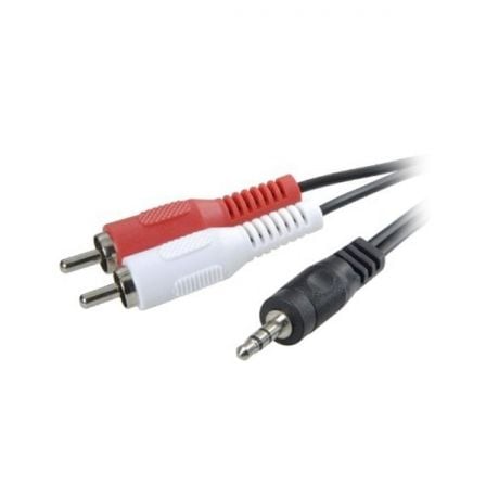 Cable Estéreo 3GO CA101/ Jack 3.5 Macho - 2x RCA Macho/ 2m - Tiensol