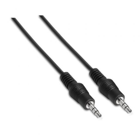 Cable Estéreo Aisens A128 - 0142/ Jack 3.5 Macho - Jack 3.5 Macho/ Hasta 0.1W/ 1.5m/ Negro - Tiensol