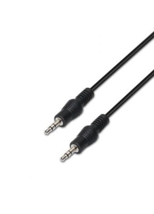 Cable Estéreo Aisens A128 - 0144/ Jack 3.5 Macho - Jack 3.5 Macho/ Hasta 0.1W/ 10m/ Negro - Tiensol