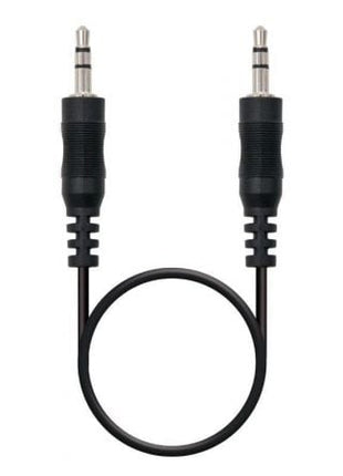 Cable Estéreo Nanocable 10.24.0120/ Jack 3.5 Macho - Jack 3.5 Macho/ 20m/ Negro - Tiensol