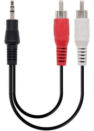 Cable Estéreo Nanocable 10.24.0310/ Jack 3.5 Macho - 2x RCA Macho/ 10m/ Negro - Tiensol