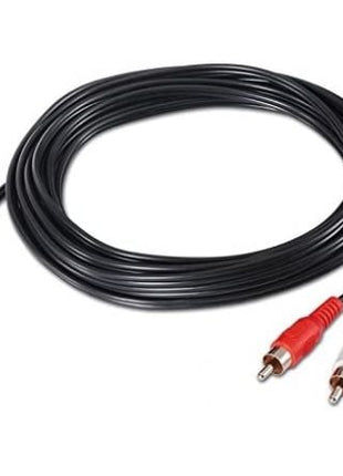 Cable Estéreo Nanocable 10.24.0310/ Jack 3.5 Macho - 2x RCA Macho/ 10m/ Negro - Tiensol