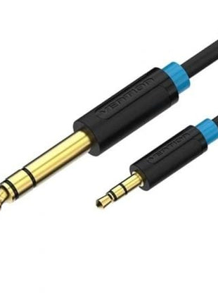 Cable Estéreo Vention BABBD/ Jack 6.5 Macho - Jack 3.5 Macho/ 50cm/ Negro - Tiensol