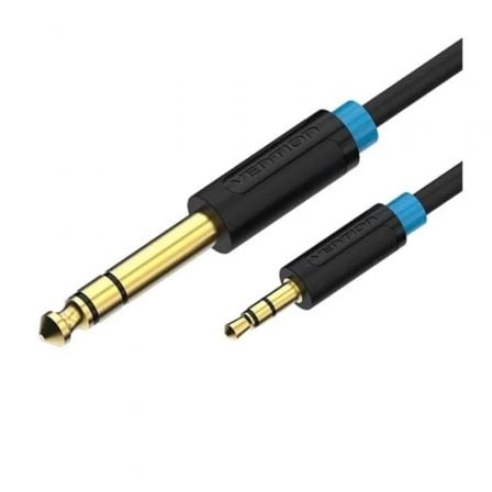 Cable Estéreo Vention BABBD/ Jack 6.5 Macho - Jack 3.5 Macho/ 50cm/ Negro - Tiensol