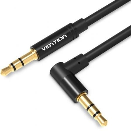 Cable Estéreo Vention BAKBG - T/ Jack 3.5 Macho - Jack 3.5 Macho/ 1.5m/ Negro - Tiensol