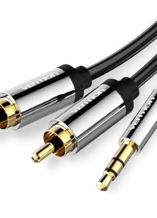 Cable Estéreo Vention BCFBI/ Jack 3.5 Macho - 2x RCA Macho/ 3m/ Negro - Tiensol