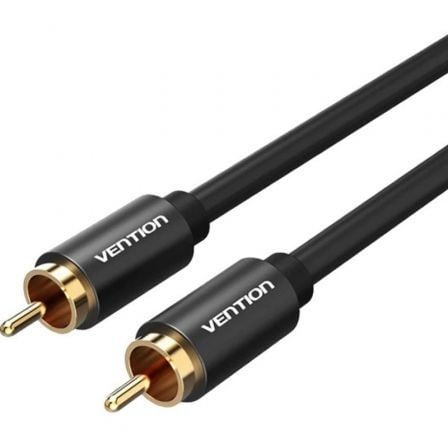 Cable Estéreo Vention VAB - R09 - B100/ RCA Macho - RCA Macho/ 1m/ Negro - Tiensol