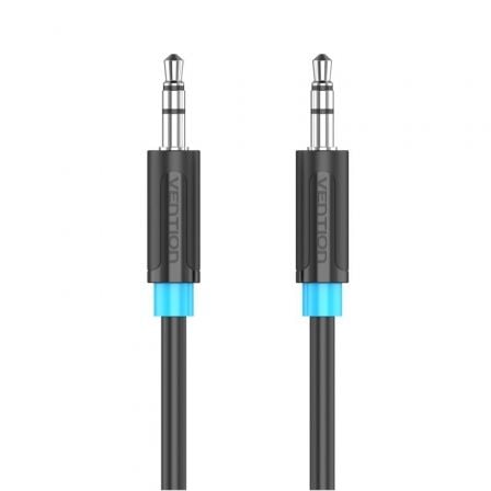 Cable Estéreo Vention VAS - A65 - B080/ Jack 3.5 Macho - Jack 3.5 Macho/ 80cm/ Negro - Tiensol