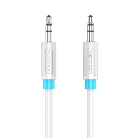 Cable Estéreo Vention VAS - A65 - W080/ Jack 3.5 Macho - Jack 3.5 Macho/ 80cm/ Blanco - Tiensol