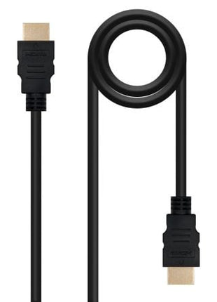 Cable HDMI 1.3b Nanocable 10.15.0301/ HDMI Macho - HDMI Macho/ 1m/ Negro - Tiensol