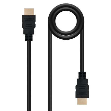 Cable HDMI 1.3b Nanocable 10.15.0301/ HDMI Macho - HDMI Macho/ 1m/ Negro - Tiensol