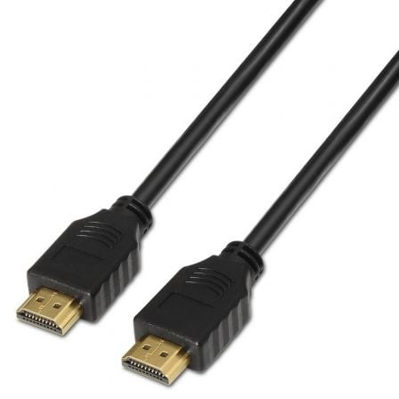 Cable HDMI 1.4 Aisens A119 - 0095/ HDMI Macho - HDMI Macho/ Hasta 10W/ 720Mbps/ 3m/ Negro - Tiensol