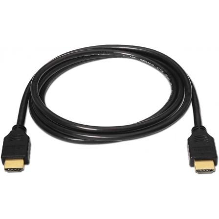 Cable HDMI 1.4 Aisens A119 - 0095/ HDMI Macho - HDMI Macho/ Hasta 10W/ 720Mbps/ 3m/ Negro - Tiensol