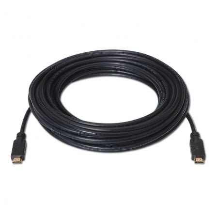 Cable HDMI 1.4 Aisens A119 - 0104/ HDMI Macho - HDMI Macho/ Hasta 10W/ 720Mbps/ 20m/ Negro - Tiensol