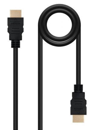 Cable HDMI 1.4 Nanocable 10.15.1700/ HDMI Macho - HDMI Macho/ 1m/ Negro - Tiensol