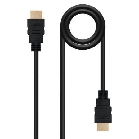 Cable HDMI 1.4 Nanocable 10.15.1701/ HDMI Macho - HDMI Macho/ 1.5m/ Negro - Tiensol