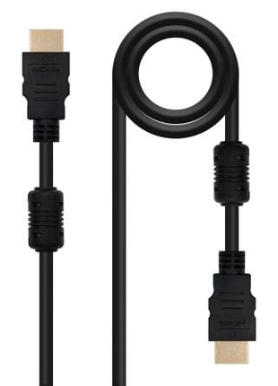 Cable HDMI 1.4 Nanocable 10.15.1802/ HDMI Macho - HDMI Macho/ 1.8m/ Negro - Tiensol