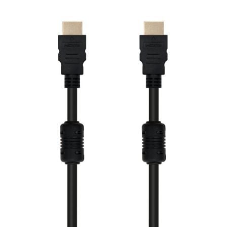 Cable HDMI 1.4 Nanocable 10.15.1802/ HDMI Macho - HDMI Macho/ 1.8m/ Negro - Tiensol