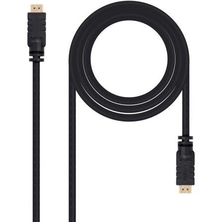 Cable HDMI 1.4 Nanocable 10.15.1815/ HDMI Macho - HDMI Macho/ 15m/ Negro - Tiensol