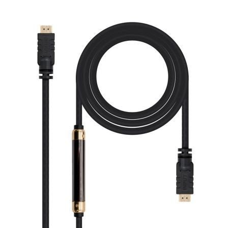 Cable HDMI 1.4 Nanocable 10.15.1825/ HDMI Macho - HDMI Macho/ 25m/ Negro - Tiensol