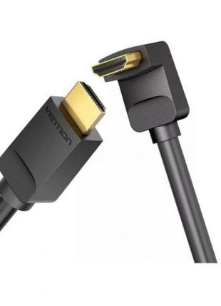 Cable HDMI 2.0 4K Acodado 90º Vention AARBH/ HDMI Macho - HDMI Macho/ 2m/ Negro - Tiensol