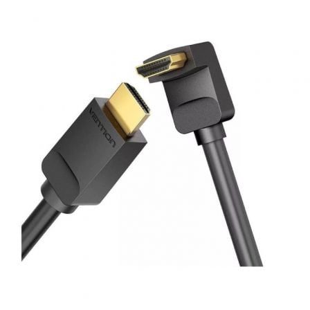 Cable HDMI 2.0 4K Acodado 90º Vention AARBH/ HDMI Macho - HDMI Macho/ 2m/ Negro - Tiensol