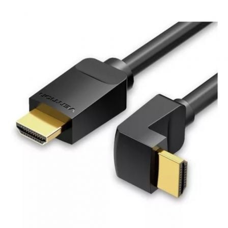 Cable HDMI 2.0 4K Acodado 90º Vention AARBH/ HDMI Macho - HDMI Macho/ 2m/ Negro - Tiensol