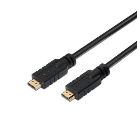 Cable HDMI 2.0 4K Aisens A120 - 0373/ HDMI Macho - HDMI Macho/ Hasta 10W/ 2250Mbps/ 15m/ Negro - Tiensol